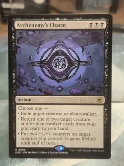 R 0088 Archenemy's Charm Instant Rare Edge of Eternities MTG Card EOE - Image 1