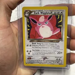 Pokemon TCG Dark Wigglytuff Neo Destiny Uncommon Card 40/105 LP Condition Vtg - Image 1