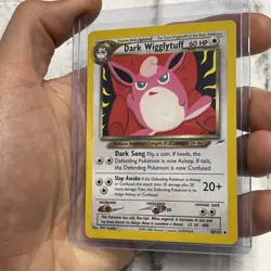 Pokemon TCG Dark Wigglytuff Neo Destiny Uncommon Card 40/105 LP Condition Vtg - Image 2