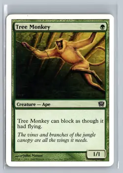 Tree Monkey Ninth Edition Common - MTG Magic the Gathering Card - Image 1