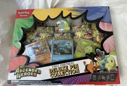 Pokemon TCG Ascended Heroes First Partner Deluxe Pin Collection New And Sealed - Image 1