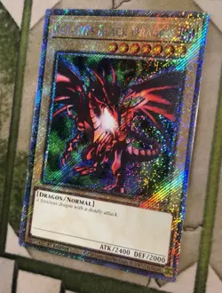 YuGiOh RED-EYES BLACK DRAGON Platinum Secret Rare RA04-EN109 - Image 1