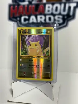 Pokemon Pikachu 35/108 Evolutions Reverse Holo Card 60 HP Gnaw Thunder Jolt - Image 1