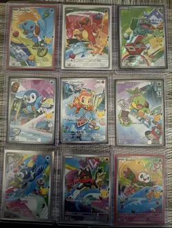 Pokemon Center Promo Holo Card Lot 9 Starter Pokemon Squirtle Charmander Bulbas… - Image 1