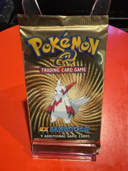 Pokemon TCG EX Sandstorm Sealed Booster Pack, 9 Cards, English, Zangoose - Image 2