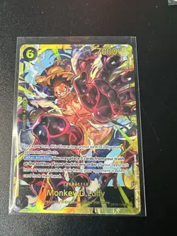 OP10-118 Monkey.D.Luffy SEC - One Piece TCG English Card Near-Mint Secret Rare - Image 1