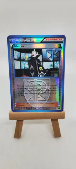 Pokemon Card - Ghetsis - Reverse Holo - Rare (101/116) BW Plasma Freeze LP - Image 1