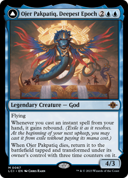 Ojer Pakpatiq, Deepest Epoch // Temple of Cyclical Time (Reg) x1 - MTG LCI #67 - Image 1
