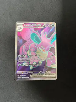 Team Rocket's Nidoking ex 216/182 MINT/NM Pokemon Cards SV10: Destined Rivals - Image 1