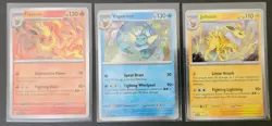 Prismatic Evolutions Poster Collection - Eeveelution Promo Cards Cosmo Holo - Image 1