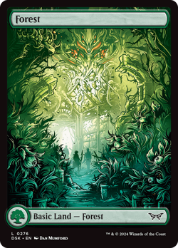 Forest (REGULAR) x1 - MTG Duskmourn: House of Horror DSK #276 - Image 1