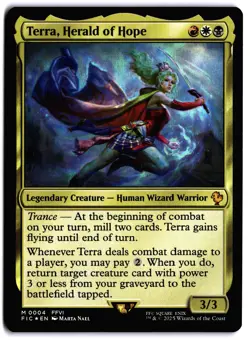 Terra, Herald of Hope NM FIC Commander: FINAL FANTASY MTG - Image 1