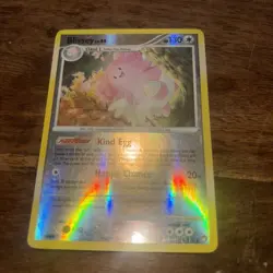 Pokemon TCG Blissey Mysterious Treasure 5/123 Reverse Holo Rare MP. - Image 1