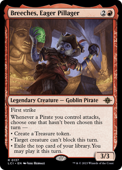 Breeches, Eager Pillager (REGULAR) x1 - MTG The Lost Caverns of Ixalan LCI #137 - Image 1