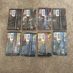 Lot Of 8 Pokemon Sun & Moon Base & Crimson Invasion Booster Packs Factory Sealed - Image 2