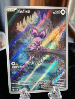Noibat 169/159 Sv09: Journey Together Pokemon Holo Illustration Rare NM Full Art - Image 1