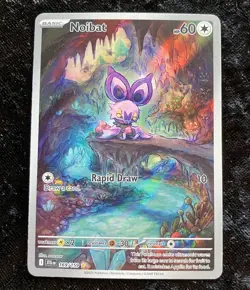 Noibat 169/159 Sv09: Journey Together Pokemon Holo Illustration Rare NM Full Art - Image 2