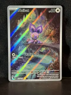 Noibat 169/159 Sv09: Journey Together Pokemon Holo Illustration Rare NM Full Art - Image 1