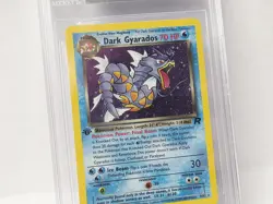 POKEMON ROCKET 1ST EDITION DARK GYARADOS HOLO #8 BGS 9 VERY NICE!!!!!! - Image 2