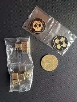 Pokemon TCG - Metal Dice - Counters and Coin - Lucario set - Crown Zenith - Image 1