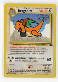 Pokemon Dragonite (Movie Promo) Promo WoTC Promo 05/53 NM WOTC Vintage - Image 1