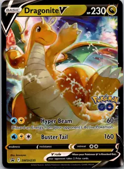 Dragonite V SWSH235 Holo Promo Sword & Shield Promo Pokemon Near Mint - Image 1