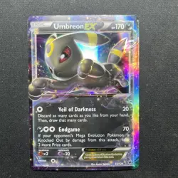 2016 Pokemon TCG English XY Fates Collide Umbreon EX #55/124 Holo NM - Image 1