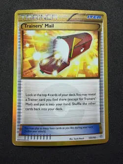 Pokemon Trainer’s Mail Secret Rare #100/98 Ancient Origins HP Holo Gold - Image 1