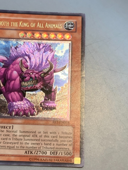 yugioh Behemoth the King of All Animals FET-EN014 Ultimate 1st Ed near mint - Image 5