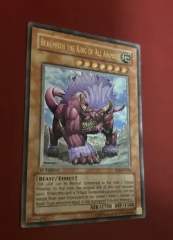 Yugioh - Behemoth the King of All Animals FET-EN014 1st Ed ULTIMATE LP/NM X1 - Image 2