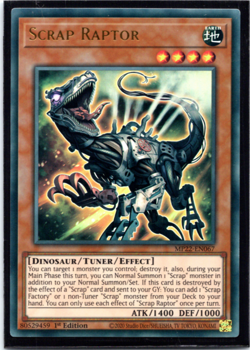 Scrap Raptor - MP22-EN067 - Ultra Rare - 1st Edition - Yugioh - Image 1