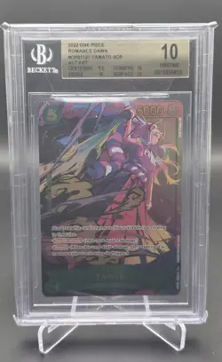 Yamato OP01-121 Alternate Art Secret Rare Romance Dawn BGS 10 2022 - Image 1