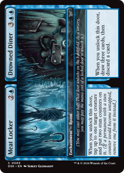 Meat Locker // Drowned Diner (REGULAR) x1 - MTG DSK #65 - Image 1