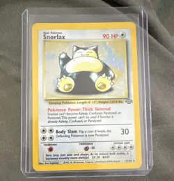 Pokemon Snorlax Jungle Rare Holo Card 11/64 90 HP Basic English - Image 1