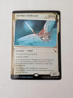 Aurelia's Vindicator (Showcase) (Invisible Ink) Murders at Karlov Manor Foil - Image 1