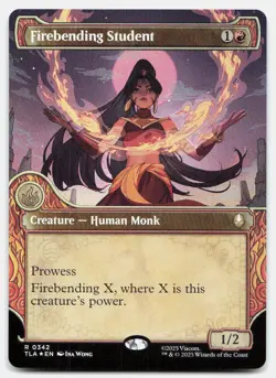 Firebending Student (Showcase) 342 Avatar: The Last Airbender MTG Foil NM - Image 1