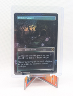 MTG - Temple Garden - FOIL Borderless Rare #351 - Lorwyn Eclipsed NM - Image 2