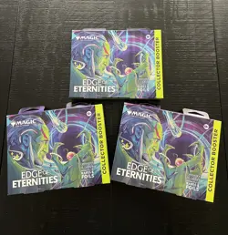 Magic The Gathering Edge Of Eternities Collector Booster Packs (Lot of 3) - Image 1