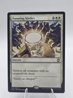 Damning Verdict Commander: Streets of New Capenna Regular - Image 1