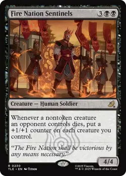 MTG Fire Nation Sentinels - Foil, Avatar: The Last Airbender: Eternal-Legal, Lig - Image 1
