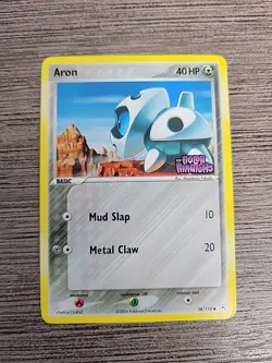 Aron - 58/110 - Pokemon Holon Phantoms Holo Rare - Image 1