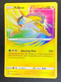 Raikou 050/185 Amazing Rare Holo Vivid Voltage Pokemon [10] - Image 1