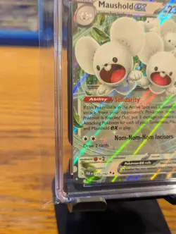 Pokemon TCG Paradox Rift Maushold ex Holo 155/182 CGC 10 Gem Mint - Image 3