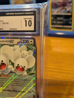 Pokemon TCG Paradox Rift Maushold ex Holo 155/182 CGC 10 Gem Mint - Image 5