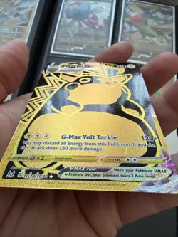 Pikachu Vmax - TG29/TG30 Lost Origin Trainer Gallery Gold Pokemon - NM - Image 3