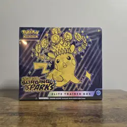 Surging Sparks Elite Trainer Box Factory Sealed - Pokemon TCG 2024 SV08 SSP ETB - Image 1