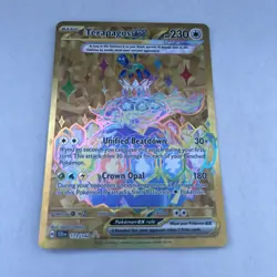 Terapagos ex 173/142 Sv07: Stellar Crown Gold Hyper Rare Holo Pokemon TCG NM - Image 2