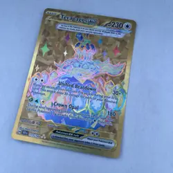Terapagos ex 173/142 Sv07: Stellar Crown Gold Hyper Rare Holo Pokemon TCG NM - Image 5