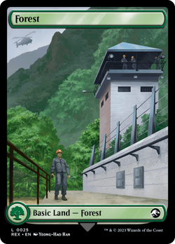 Forest (REGULAR) x1 - MTG Jurassic World Collection REX #25 - Image 1
