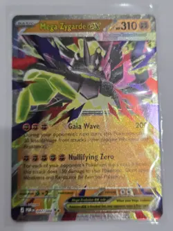 Pokemon Mega Zygarde EX 047/088 POR EN Ultra Rare Full Art Holo 310HP - Image 1